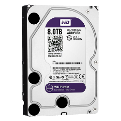 Disco duro Western Digital - Capacidad 8 TB - Interfaz SATA 6 Gb/s - Modelo WD85PURU - Especial para Videograbadores ...