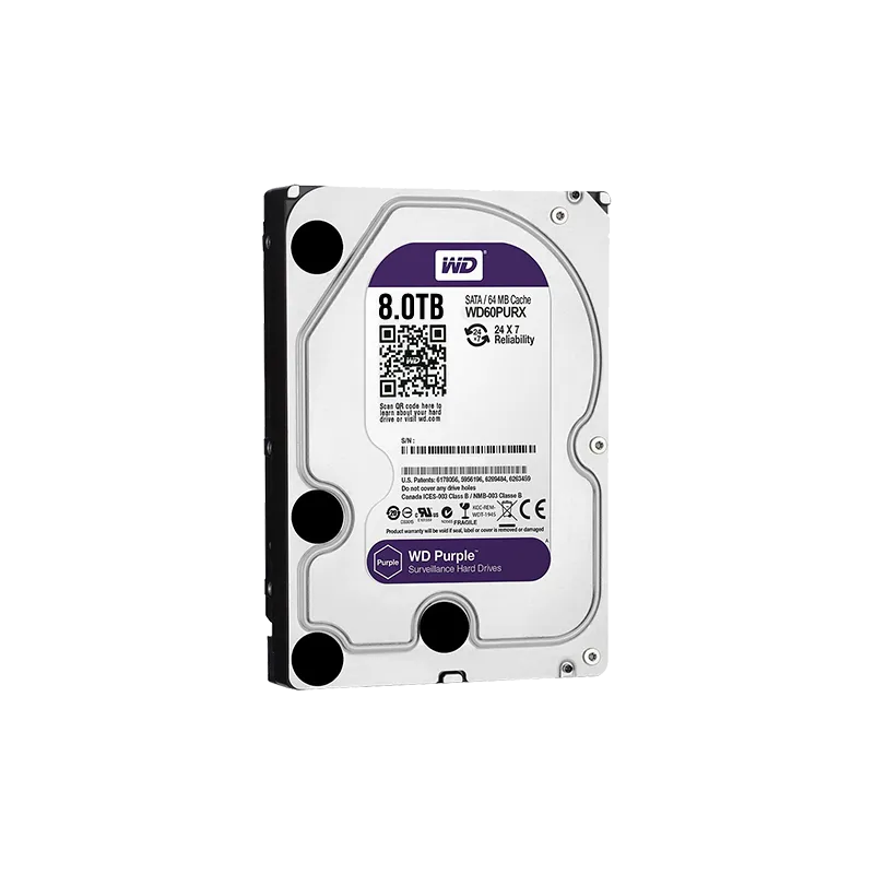 Disco duro Western Digital - Capacidad 8 TB - Interfaz SATA 6 Gb/s - Modelo WD85PURU - Especial para Videograbadores ... - Alarm