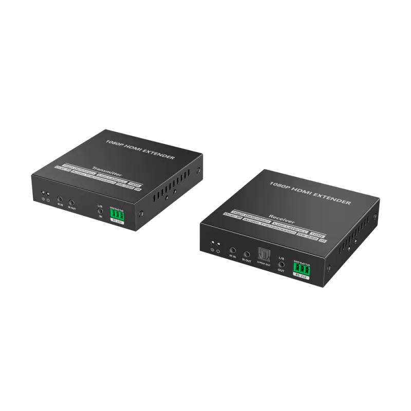 Extensor activo HDMI - Emisor y receptor - Alcance 150 m - Sobre cable UTP Cat 6 - Hasta 1080p@60Hz - Alimentación DC... - Alarm