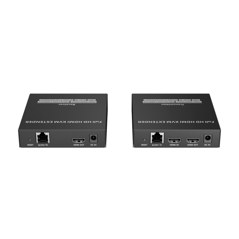 Extensor HDMI con KVM - Emisor y receptor - Alcance 150 m - Sobre cable UTP Cat 7 - Hasta 1080p@60Hz - Alimentación D...