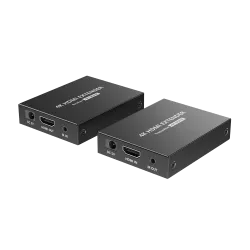 Extensor activo HDMI - Emisor y receptor - Alcance 70 m - Sobre cable UTP Cat 7 - Hasta 4K - Alimentación DC 5 V - AlarmSystems.
