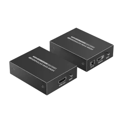 Extensor HDMI con KVM - Emisor y receptor - Alcance 70 m - Sobre cable UTP Cat 7 - Hasta 4K@30Hz - Alimentación DC 5 V - AlarmSy