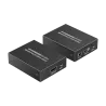 Extensor HDMI con KVM - Emisor y receptor - Alcance 70 m - Sobre cable UTP Cat 7 - Hasta 4K@30Hz - Alimentación DC 5 V - AlarmSy