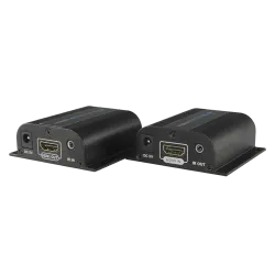 Extensor activo HDMI 4K - Emisor y receptor - Alcance 120 m sobre cable UTP Cat 6 - Transmisión de IR - Permite conex... - Alarm