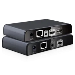 Extensor activo HDMI 1080p - Emisor y receptor - Alcance 120 m sobre cable UTP Cat 6 - Transmisión de IR - Permite co... - Alarm