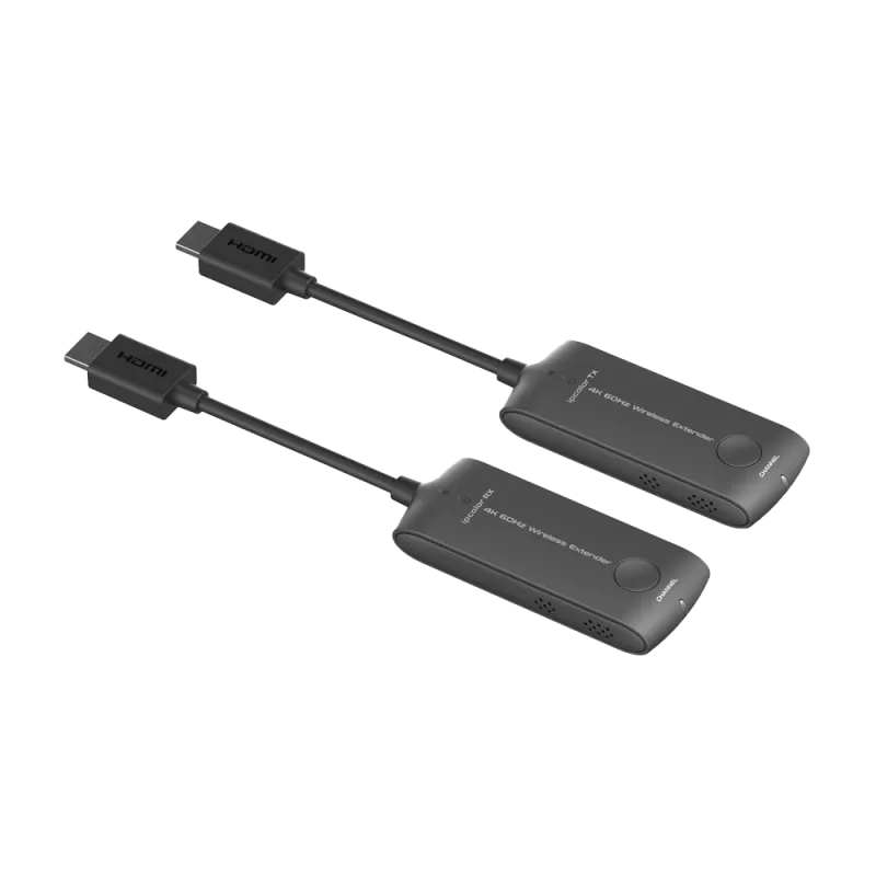 Extensor wireless HDMI - Emisor y receptor - Alcance 20 m - Hasta 4K@60Hz - Alimentación via micro USB 5V/1A - AlarmSystems.Shop