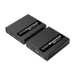 Extensor HDMI/USB por cable Ethernet CAT6/6A/7 - Emisor y receptor - Alcance 70 m - Hasta 1080p - Soporta salida audi... - Alarm