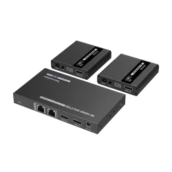 Splitter-Extensor HDMI 1x2 - 1 transmisor / 2 receptores - Resolución hasta 4K@30Hz - Alcance hasta 70m - Sobre cable... - Alarm