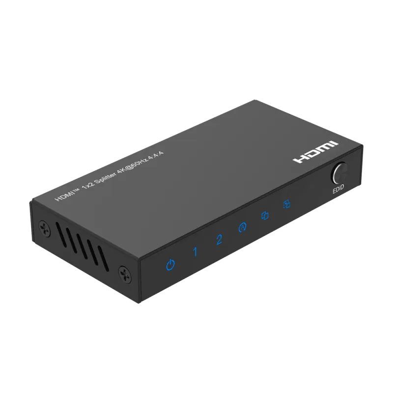Splitter HDMI - 1 Entrada - 2 Salidas - Resolución hasta 4K@60Hz - Ajustes EDID - AlarmSystems.Shop