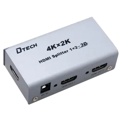 Multiplicador de señal HDMI - 1 entrada HDMI - 2 salidas HDMI - Hasta 4K*2 - Longitud máxima de salida 25 m - Aliment... - Alarm