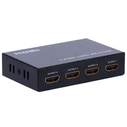 Multiplicador de señal HDMI - 1 entrada HDMI - 4 salidas HDMI - Hasta 4K*2 - Longitud máxima de salida 25 m - Aliment... - Alarm