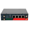 Hongdian Router Industrial 4G - 4G Cat 4 - 4 puertos PoE+ Ethernet RJ45 10/100/1000 - Ranura tarjeta SIM 4G/3G - Pue... - Alarm