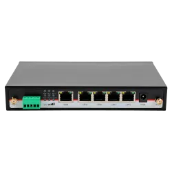 Hongdian Router 5G Industrial - 5G Sub-6Ghz SA/NSA - 5 puertos Ethernet RJ45 Gigabit - Doble Módem Dual SIM - Puert... - Alarm