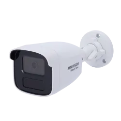 Cámara Bullet IP Hikvision - Gama HiWatch - 8 MP | Lente 4.0 mm - IR 50 m | DWDR - PoE | H.265+ | IP67 - WEB, Softwa... - Alarm