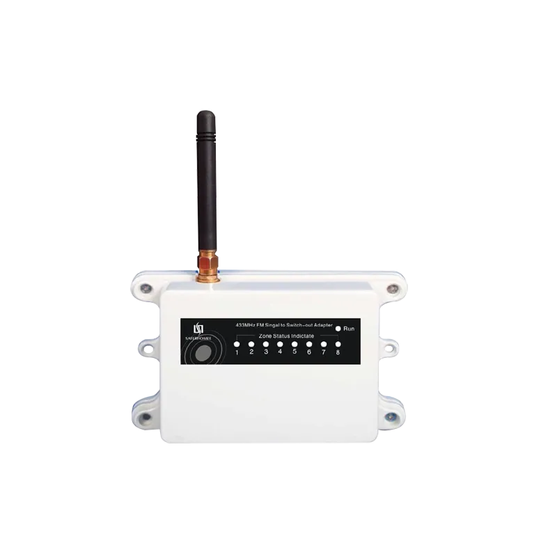 Receptor de barreras solares infrarrojas - 4 entradas inalámbricas - 4 salidas cableadas - Hasta 6 dispositivos por e... - Alarm