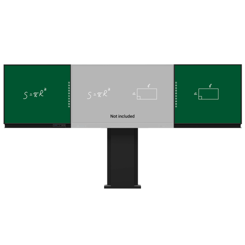 Compatible con interactiva IB-TE-YL-75E2 - Pizarra lateral izquierda para tiza - Pizarra lateral derecha para tiza ...