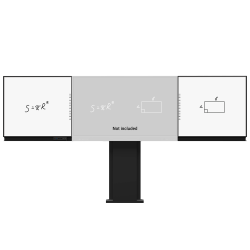 Compatible con interactiva IB-TE-YL-75E2 - Pizarra lateral izquierda para rotulador - Pizarra lateral derecha para r...