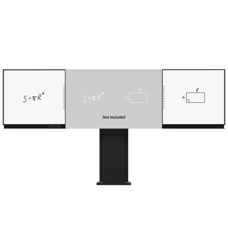 Compatible con interactiva IB-TE-YL-75E2 - Pizarra lateral izquierda para rotulador - Pizarra lateral derecha para r...