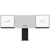 Compatible con interactiva IB-TE-YL-75E2 - Pizarra lateral izquierda para rotulador - Pizarra lateral derecha para r... - Alarm