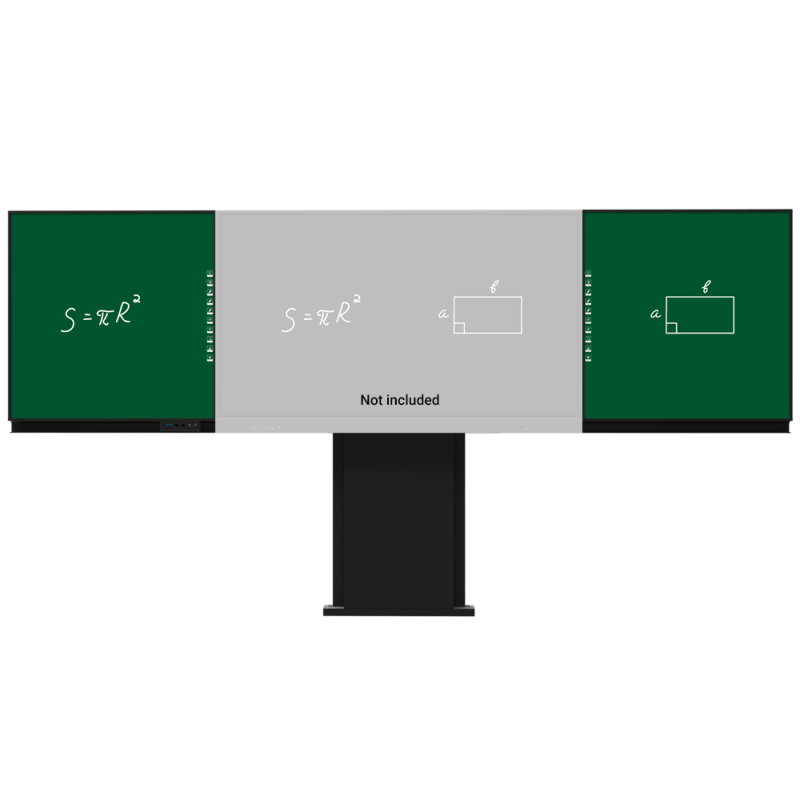 Compatible con interactiva IB-TE-YL-86E2 - Pizarra lateral izquierda para tiza - Pizarra lateral derecha para tiza ...