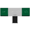 Compatible con interactiva IB-TE-YL-86E2 - Pizarra lateral izquierda para tiza - Pizarra lateral derecha para tiza ... - Alarm