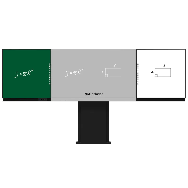 Compatible con interactiva IB-TE-YL-86E2 - Pizarra lateral izquierda para tiza - Pizarra lateral derecha para rotul... - Alarm