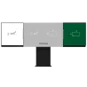 Compatible con interactiva IB-TE-YL-86E2 - Pizarra lateral izquierda para rotulador - Pizarra lateral derecha para t... - Alarm