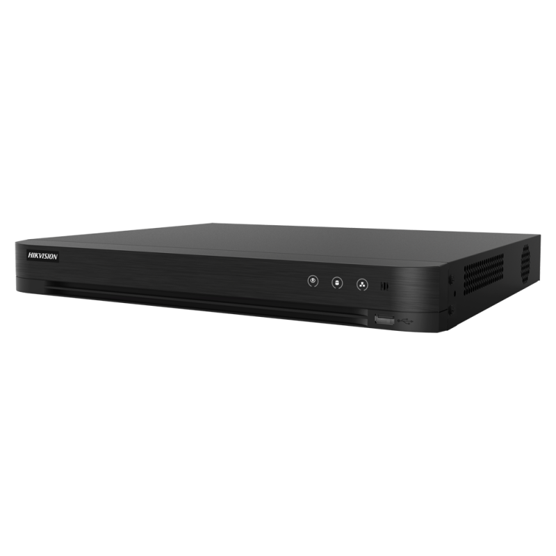 Hikvision DVR 5n1 gama CORE - 16 CH HDTVI / HDCVI / AHD / CVBS - Hasta 32 canales IP - Salida HDMI 4K y VGA - 4CH Red...