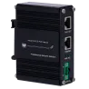 Inyector Hi-PoE Industrial - Entrada RJ45 10/100/1000/2,5 Base-T - Potencia total 60 W - Distancia máxima 100 m - PoE... - Alarm