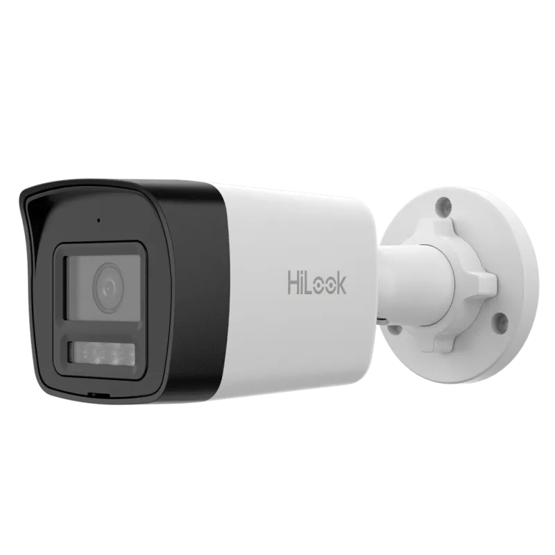 Cámara Bullet IP Hilook - Gama Hilook - 4 MP | Lente 2.8 mm - IR 20 m | DWDR | Micrófono integrado - PoE | H.265+| IP... - Alarm