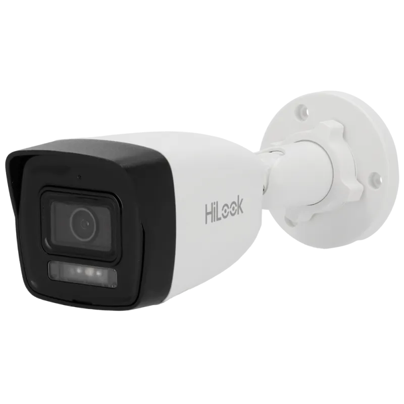 Cámara Bullet IP Hilook - Gama Hilook - 8 MP | Lente 2.8 mm - IR 30 m | WDR 120 dB | Micrófono integrado - PoE | H.26... - Alarm