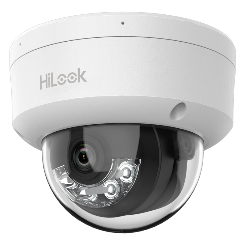 HiLook - Cámara Domo IP - Resolución 4 Megapixel (2560x1440) - Lente 2.8 mm | Micrófono integrado - Luz híbrida 30 m ...