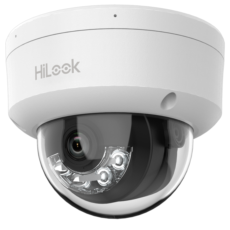 HiLook - Cámara Domo IP - Resolución 4 Megapixel (2560x1440) - Lente 2.8 mm | Micrófono integrado - Luz híbrida 20 m ...