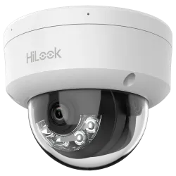 HiLook - Cámara Domo IP - Resolución 6 Megapixel (3200x1800) - Lente 2.8 mm | Micrófono integrado - Luz híbrida 30 m ... - Alarm