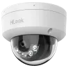 HiLook - Cámara Domo IP - Resolución 6 Megapixel (3200x1800) - Lente 2.8 mm | Micrófono integrado - Luz híbrida 30 m ... - Alarm