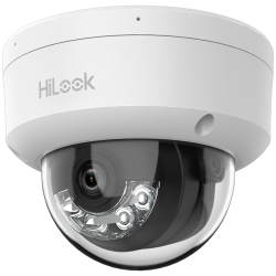 HiLook - Cámara Domo IP - Resolución 8 Megapixel (3840x2160) - Lente 2.8 mm | Micrófono integrado - Luz híbrida 30 m ...