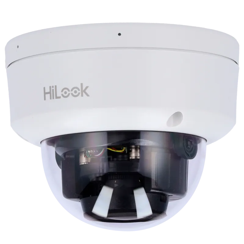 HiLook - Cámara Domo IP - Resolución 6 Megapixel (3200x1800) - Lente varifocal motorizada 2.8~12 mm | Micrófono - Luz... - Alarm