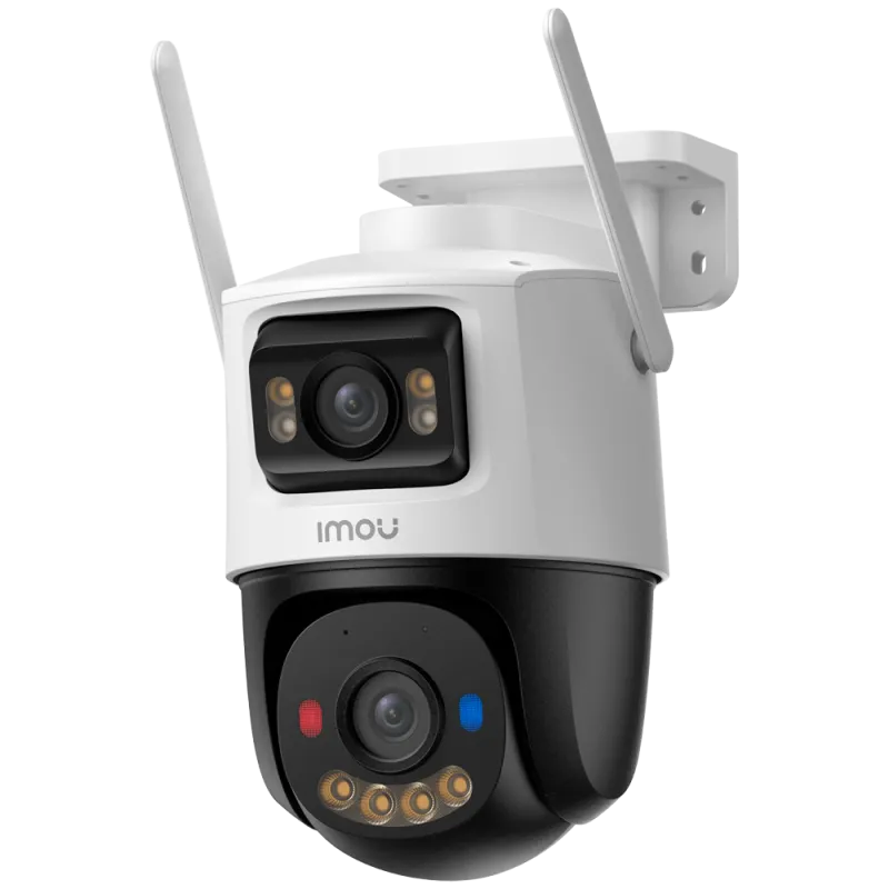 Cámara Wifi Doble Lente PT Imou 6 MP - Movimiento y Seguimiento automático - Lente 3.6 mm / IR 30m / Led Blanco - Det... - Alarm