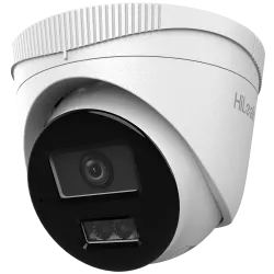 HiLook - Cámara Turret IP - Resolución 4 Megapixel (2560x1440) - Lente 2.8 mm | Micrófono integrado - Luz híbrida 30 ... - Alarm
