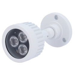 Foco infrarrojo de alcance 50m - Iluminación por LEDs - 60° de apertura - 3 leds Ø10 - Incluye célula de fotocontrol ...