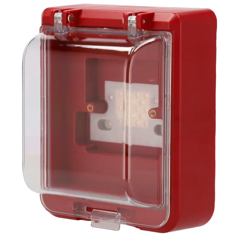 Caja de protección para pulsador Jade Bird - Carcasa superior transparente - Grado de protección IP66 - AlarmSystems.Shop