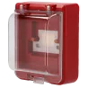 Caja de protección para pulsador Jade Bird - Carcasa superior transparente - Grado de protección IP66 - AlarmSystems.Shop