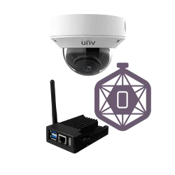 Kit para Control de aforo ECO - Cámara UV-IPCOUNT-Z-4 - PC con software SF-COUNT-LITE - Múltiples visores en las entr... - Alarm