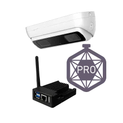 Kit para Control de aforo Multiestancia - Cámara IPCOUNT-3D-EXT-0280 - PC con software SF-COUNT-MULTIROOM - Múltiples... - Alarm