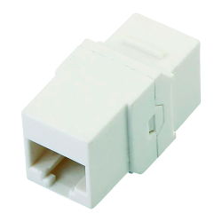 Conector - Empalme para cables UTP - Conector entrada RJ45 - Conector salida RJ45 - Compatible UTP categoría 5E - Baj...