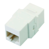 Conector - Empalme para cables UTP - Conector entrada RJ45 - Conector salida RJ45 - Compatible UTP categoría 5E - Baj...