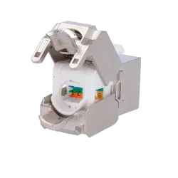 Conector para cables FTP - Conector salida RJ45 - Compatible FTP categoría 6 - Fácil instalación sin necesidad de her... - Alarm