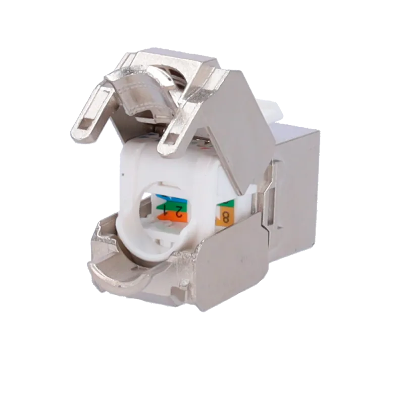 Conector para cables FTP - Conector salida RJ45 - Compatible FTP categoría 6 - Fácil instalación sin necesidad de her... - Alarm