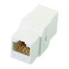 Conector - Empalme para cables UTP - Conector entrada RJ45 - Conector salida RJ45 - Compatible UTP categoría 6 - Baja...