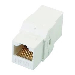 Conector - Empalme para cables UTP - Conector entrada RJ45 - Conector salida RJ45 - Compatible UTP categoría 6A - Baj... - Alarm
